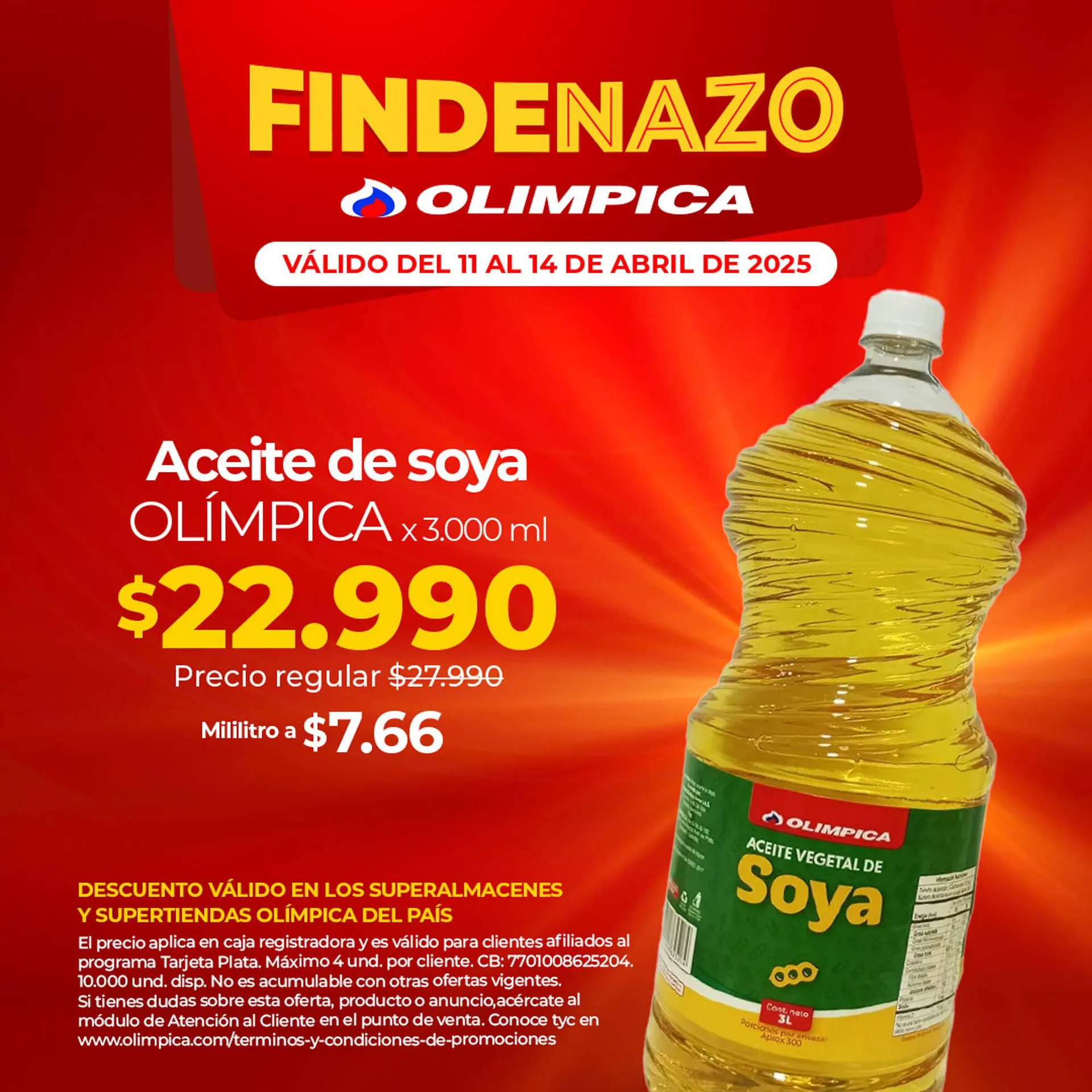Catalogo de Catálogo Olímpica 11 de abril al 14 de abril 2025 - Pag 1