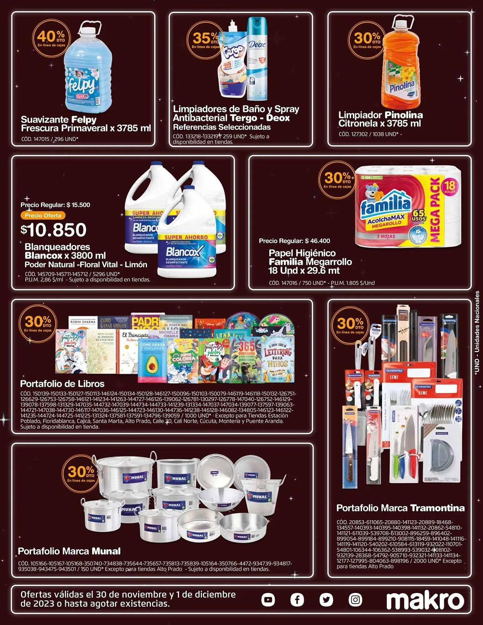 Catalogo de Catálogo Makro 30 de noviembre al 1 de diciembre 2023 - Pag 9