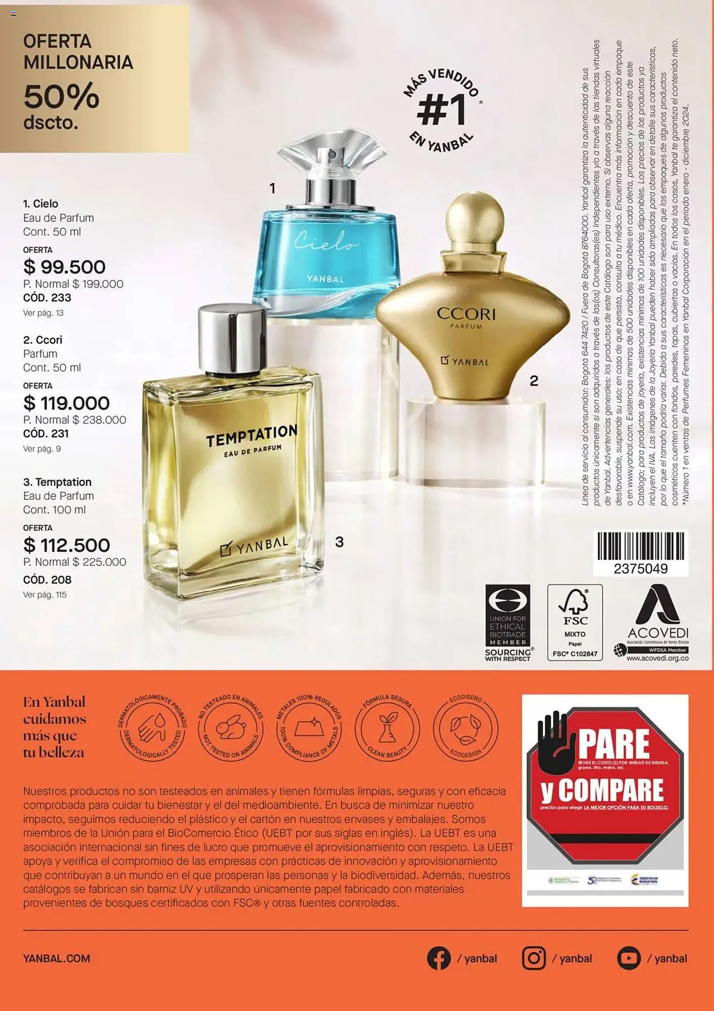 Catalogo de Catálogo Yanbal 26 de abril al 26 de mayo 2025 - Pag 126