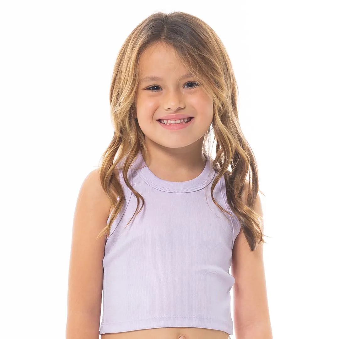 PURPLE CROP TOP FOR GIRLS