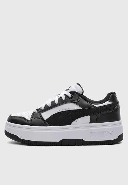 Tenis PUMA Rebound Femme Low Blanco