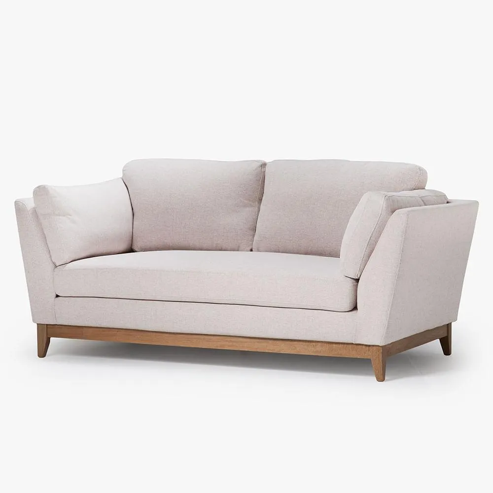 Sofá Kate (Pocket) 2 Puestos Tela Beige