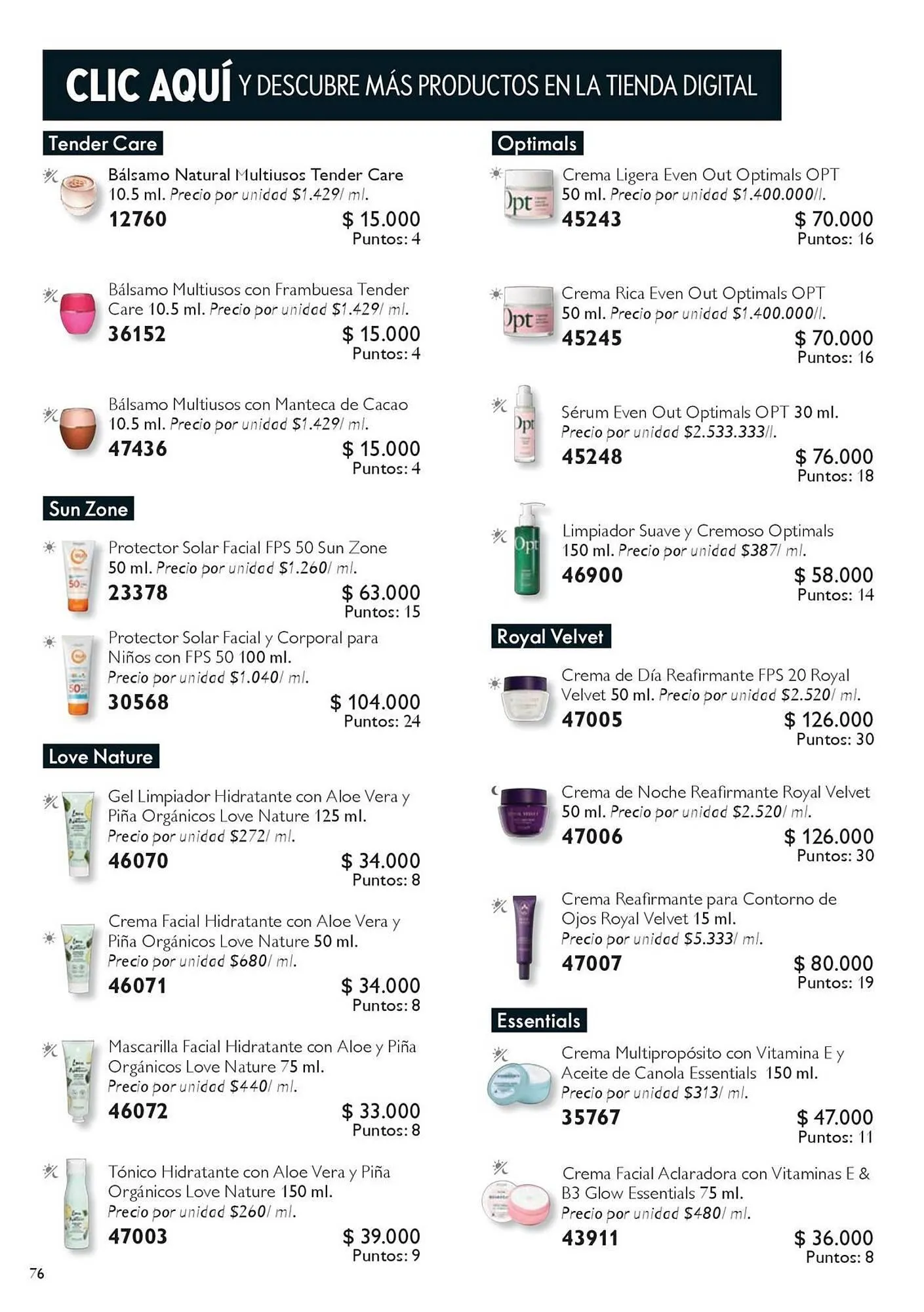 Catalogo de Catálogo Oriflame 25 de octubre al 14 de noviembre 2025 - Pag 76
