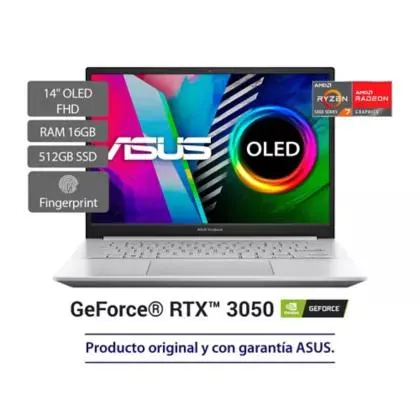 Portátil Asus Gamer M3401qc-km163 Ryzen 7 5800h 16GB 512GB SSD TV 4GB 3050
