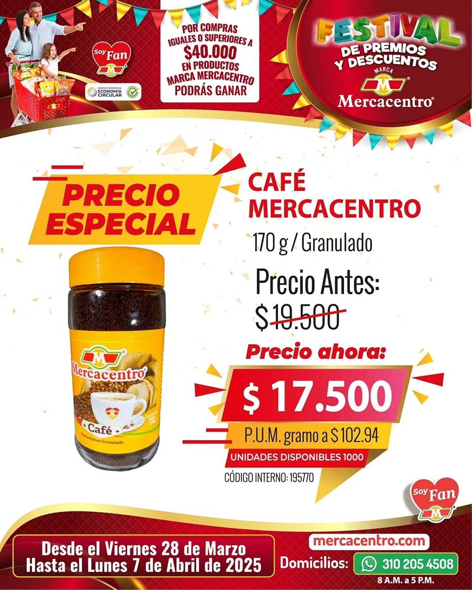 Catalogo de Catálogo MercaCentro 1 de abril al 7 de abril 2025 - Pag 1