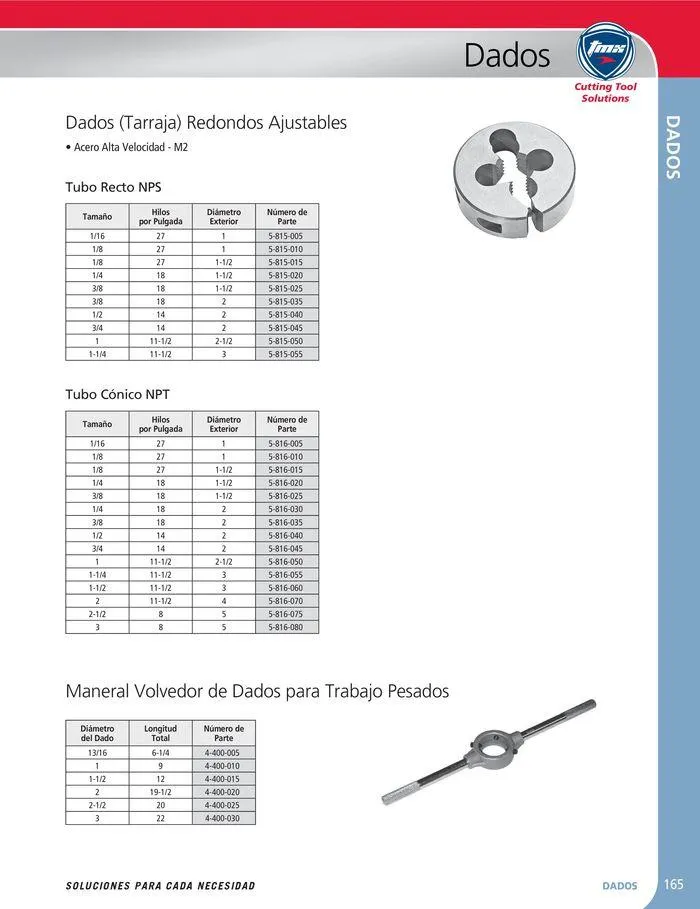 Catalogo de Cutting tool solution 15 de enero al 31 de diciembre 2024 - Pag 165