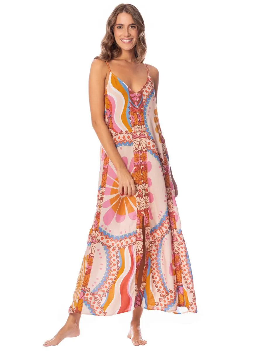 Sun Stamps Oasis Long Dress