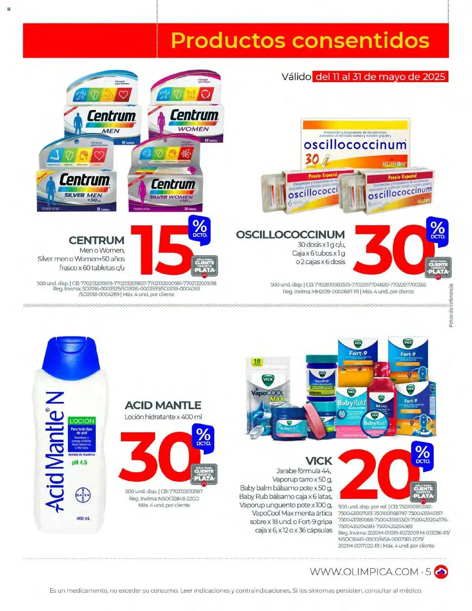 Catalogo de Catálogo Olímpica 1 de mayo al 31 de mayo 2025 - Pag 5