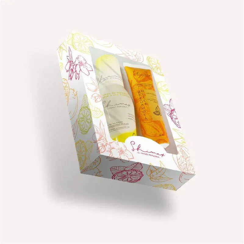 SHIMEX ESTUCHE JABÓN ESPÚMA SECO X 80ML Y CREMA BERGAMOTA DULCE X60ML