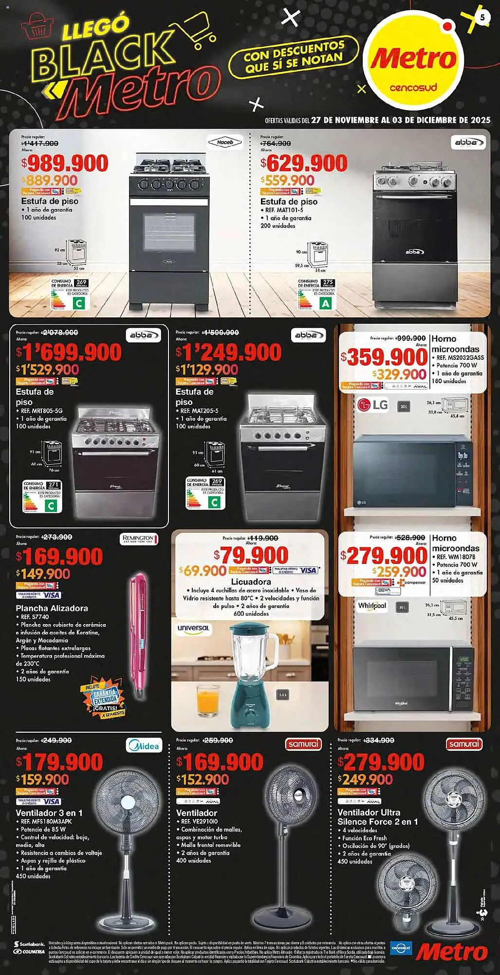 Catalogo de Catálogo Metro 27 de noviembre al 4 de enero 2026 - Pag 5