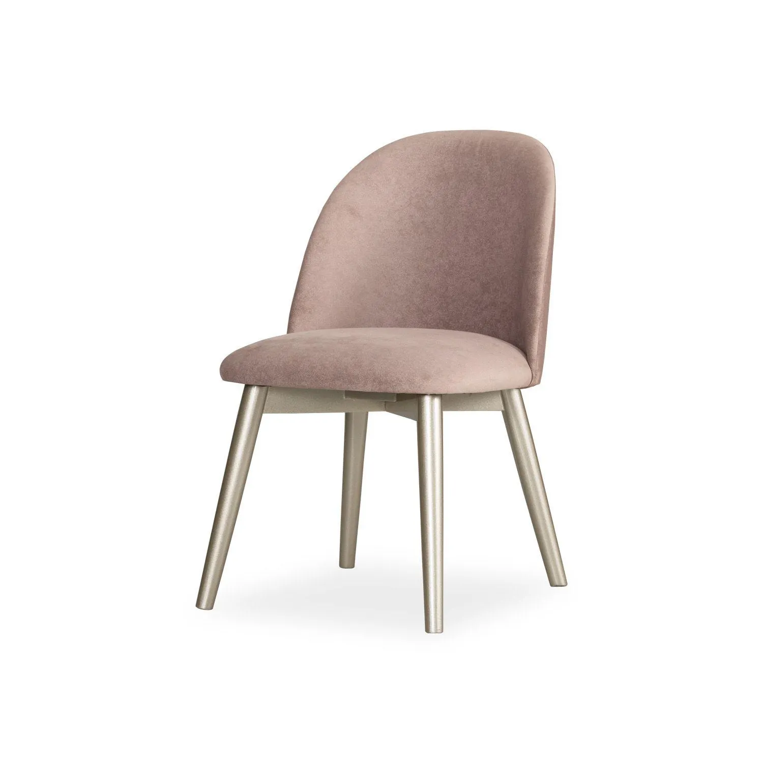 Poltrona Ali Velvet Van Gogh Lavanda,Champaña