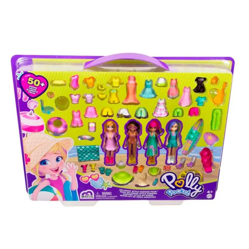Muñeca Polly Pocket Súper Colección Acuática De Modas