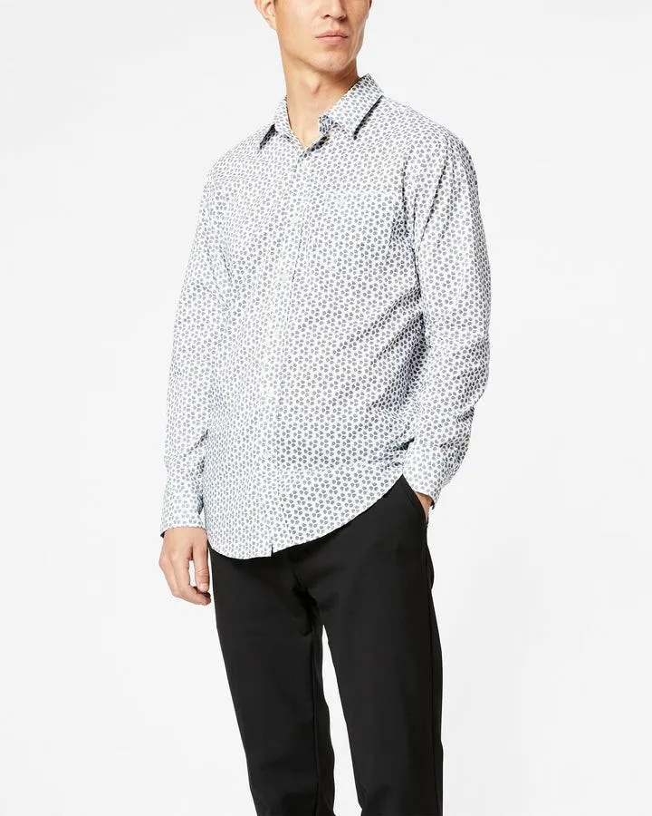 Camisas Dockers Signature Comodidad Flex Shirt,Classic Fit Hombre Blancas | WFOCB6704