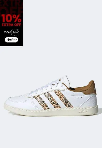 Tenis Lifestyle Blanco-Marrón-Beige adidas Sportswear Breaknet Sleek