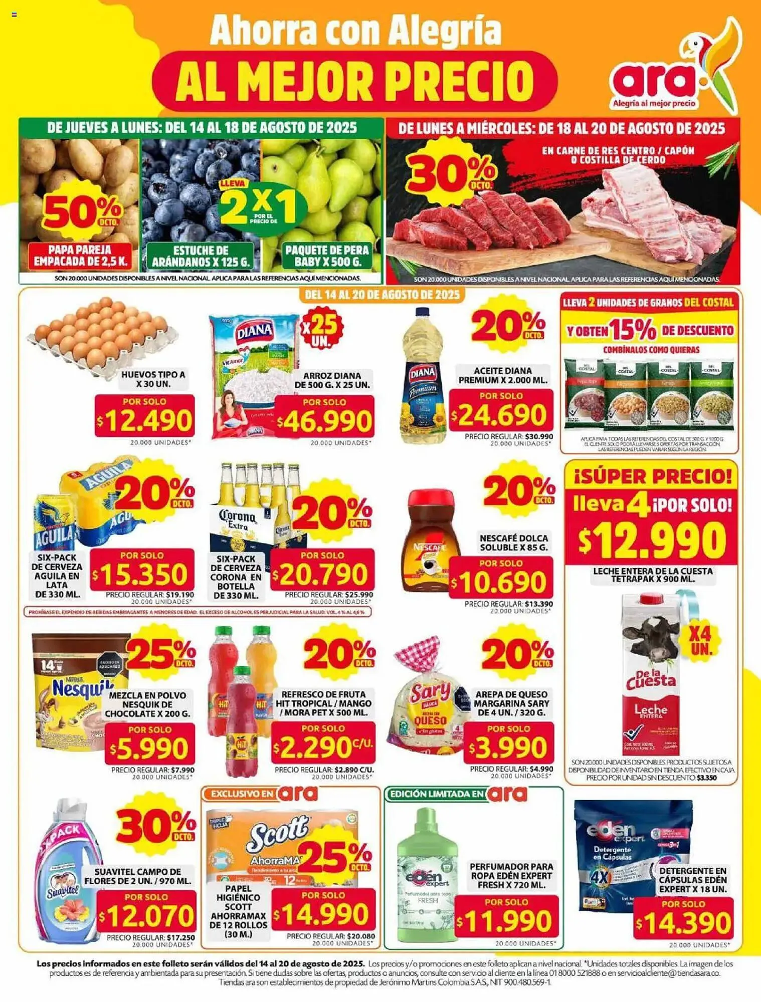 Catalogo de Catálogo Ara 14 de agosto al 22 de agosto 2025 - Pag 1