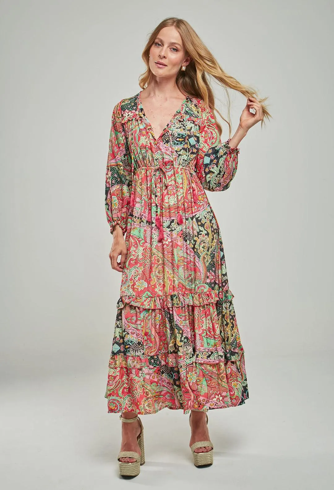 Vestido Estampado Boleros Mujer- SALE