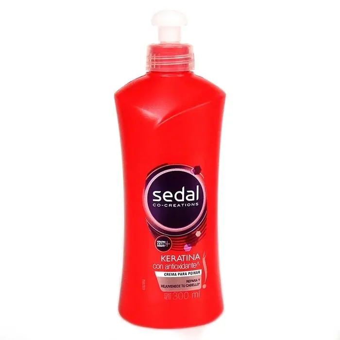 Crema Para Peinar Sedal Keratina Con Antioxidante X