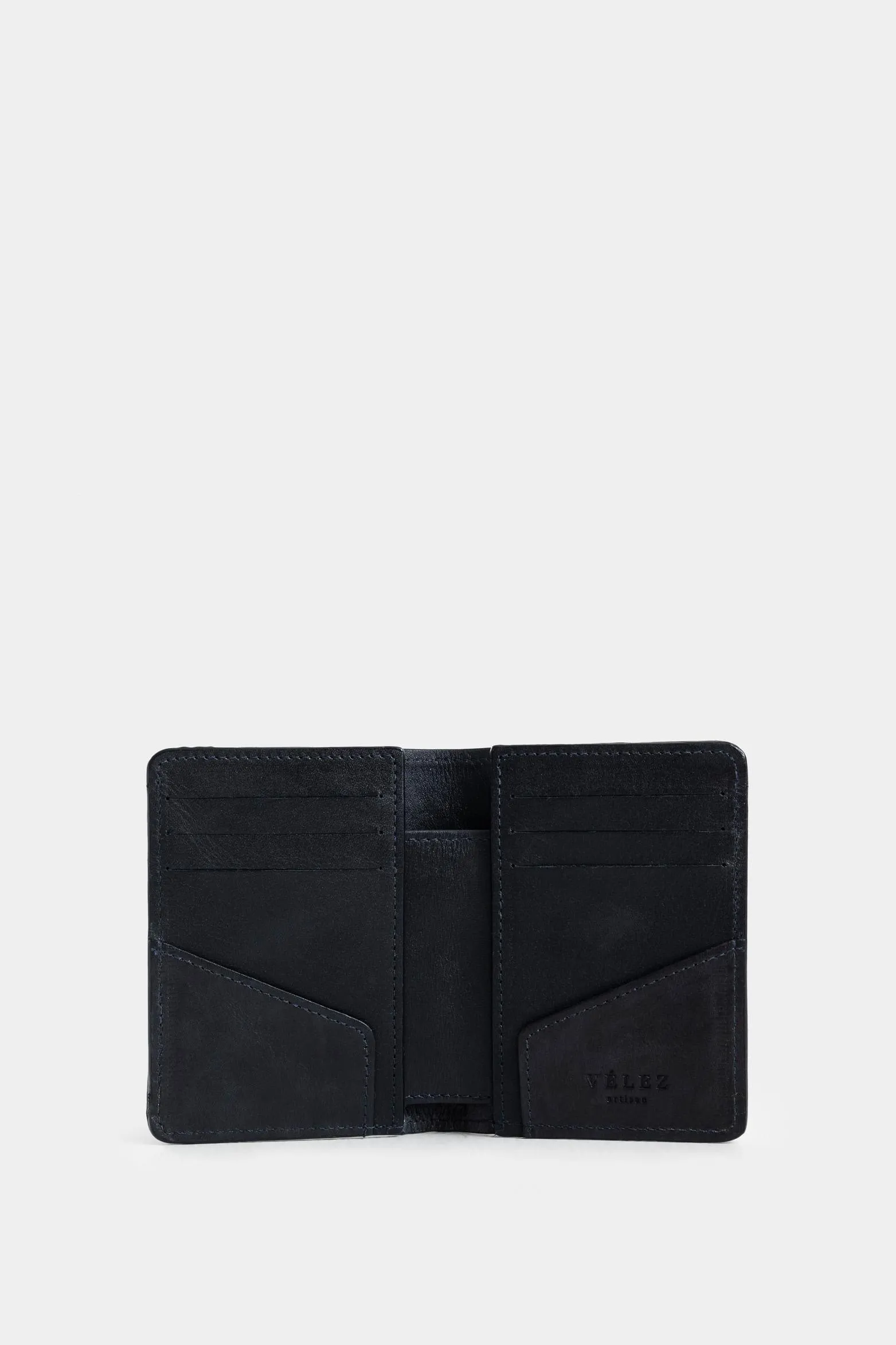 Billetera shadow de cuero para hombre acabado degradé