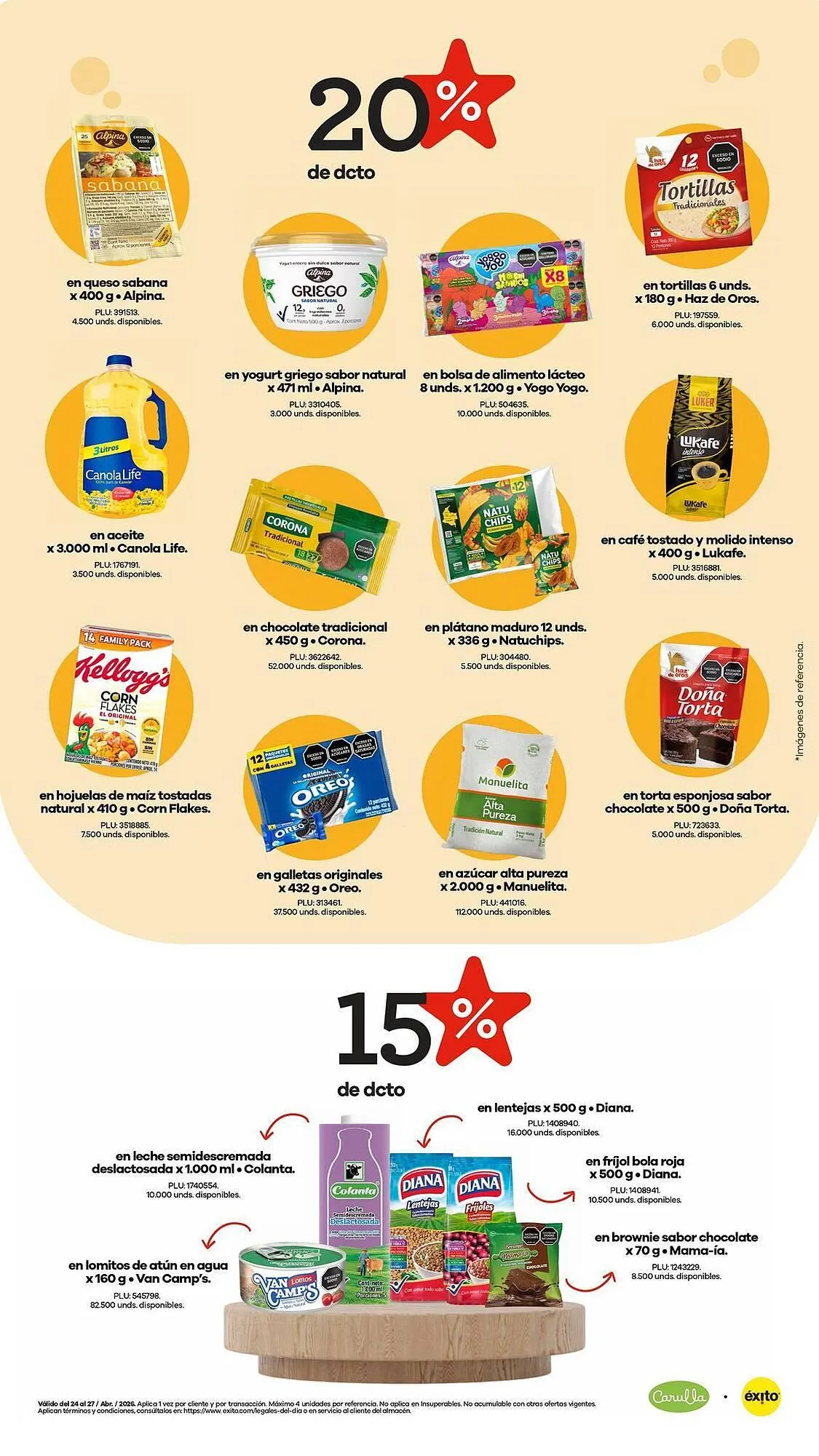 Catalogo de Catálogo Carulla 25 de abril al 27 de abril 2026 - Pag 4