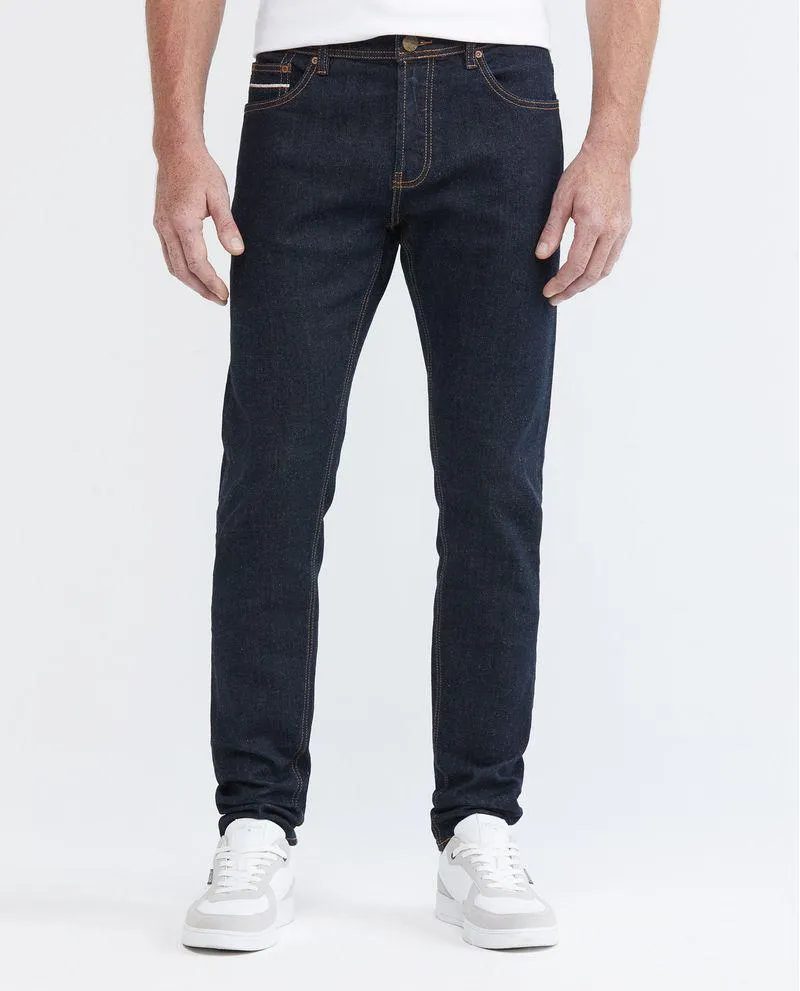 Jean de Hombre Super Slim Fit, Rider, Bota Super Slim - Heritage Azul Ultra Oscuro