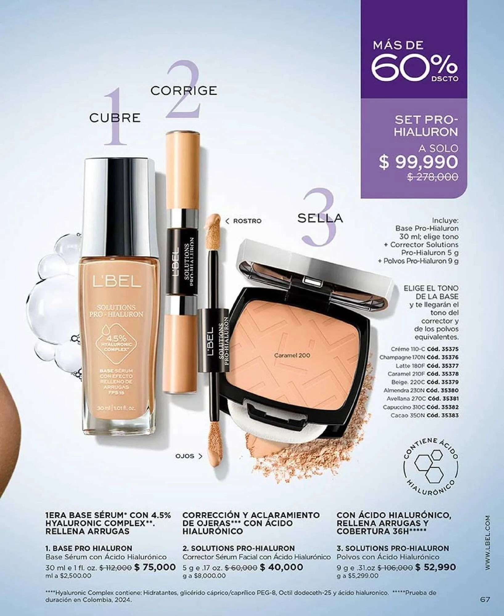 Catalogo de Catálogo L'bel 25 de marzo al 30 de abril 2025 - Pag 67