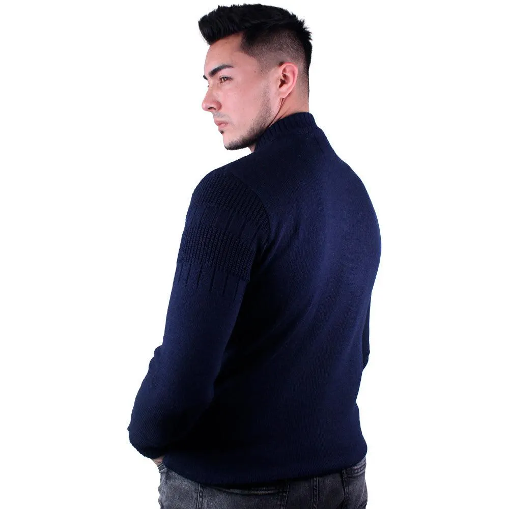 Buzo Cuello Alto Lec Lee Azul Oscuro