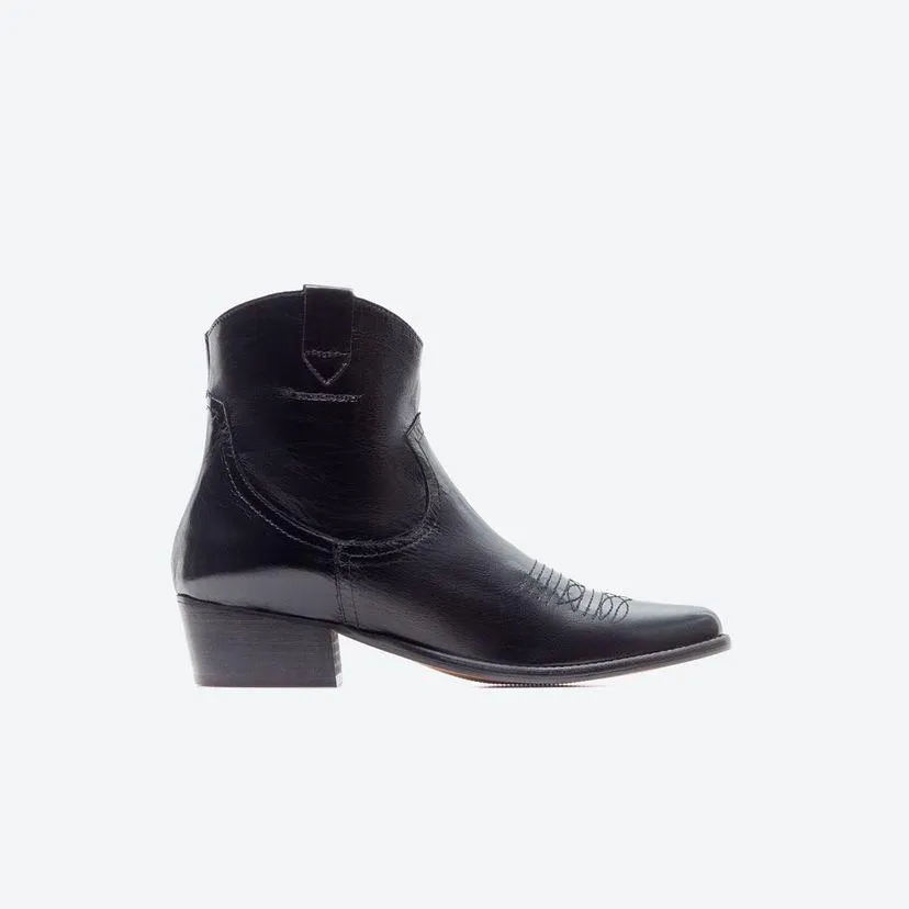 The Everyday Lowrise Texan Boot Bota Casual Mujer Freeport Bcgu Negro