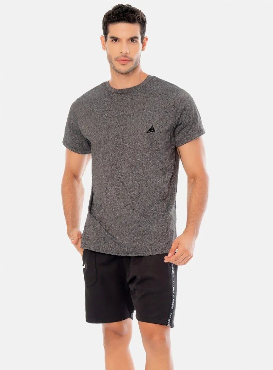 CAMISETA DEPORTIVA HOMBRE CON ESTAMPADO EN LA ESPALDA TALLA S - M - L - XL