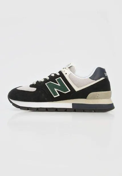Tenis Lifestyle Negro-Gris-Verde New Balance 574