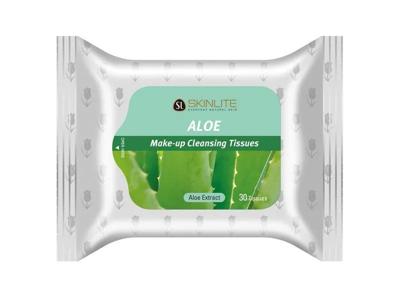 Toallas Desmaquillantes Skinlite Aloe 30 Unidades