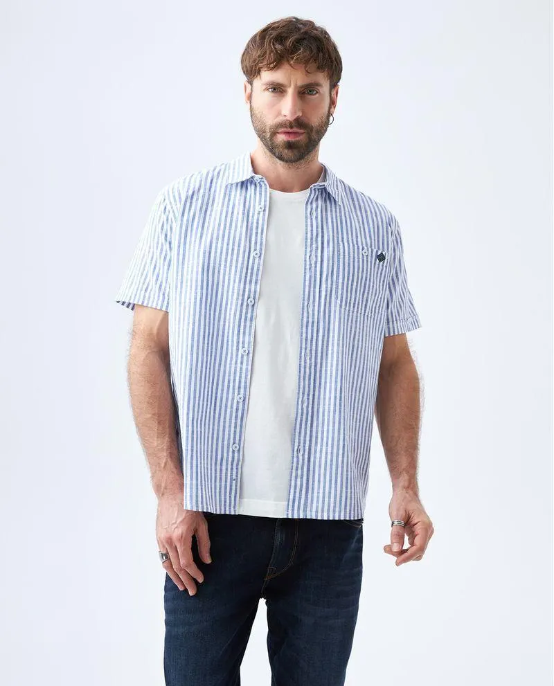 Camisa de rayas para hombre