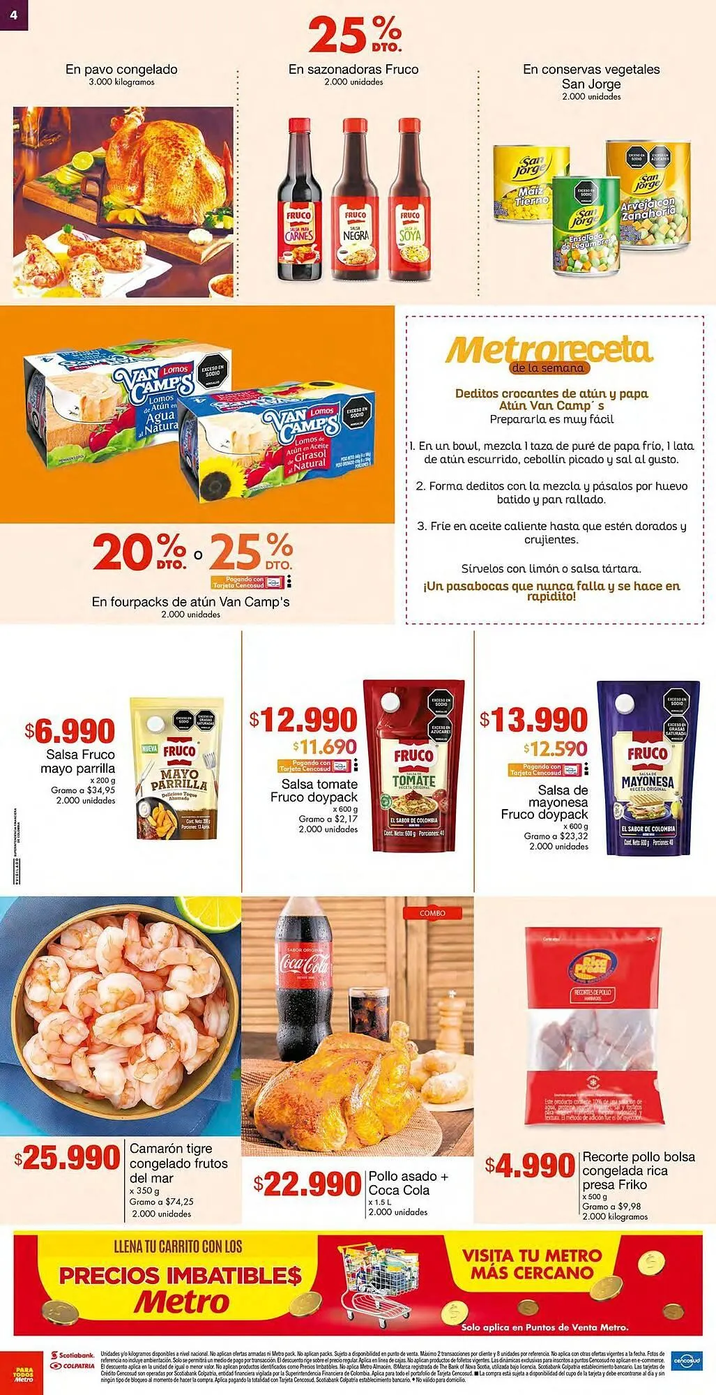 Catalogo de Catálogo Metro 11 de julio al 13 de julio 2025 - Pag 4