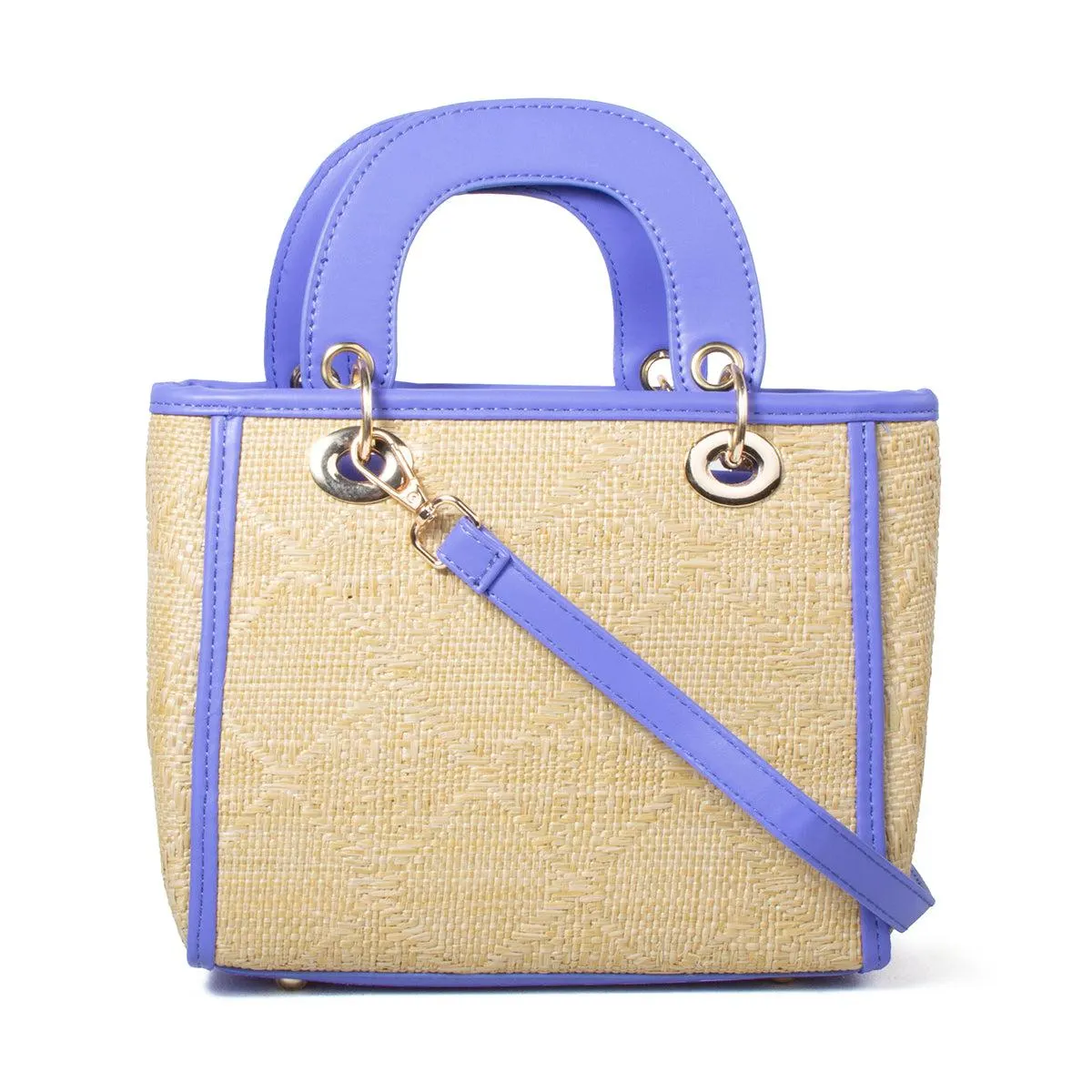 Bolso tipo bandolera color morado, para dama