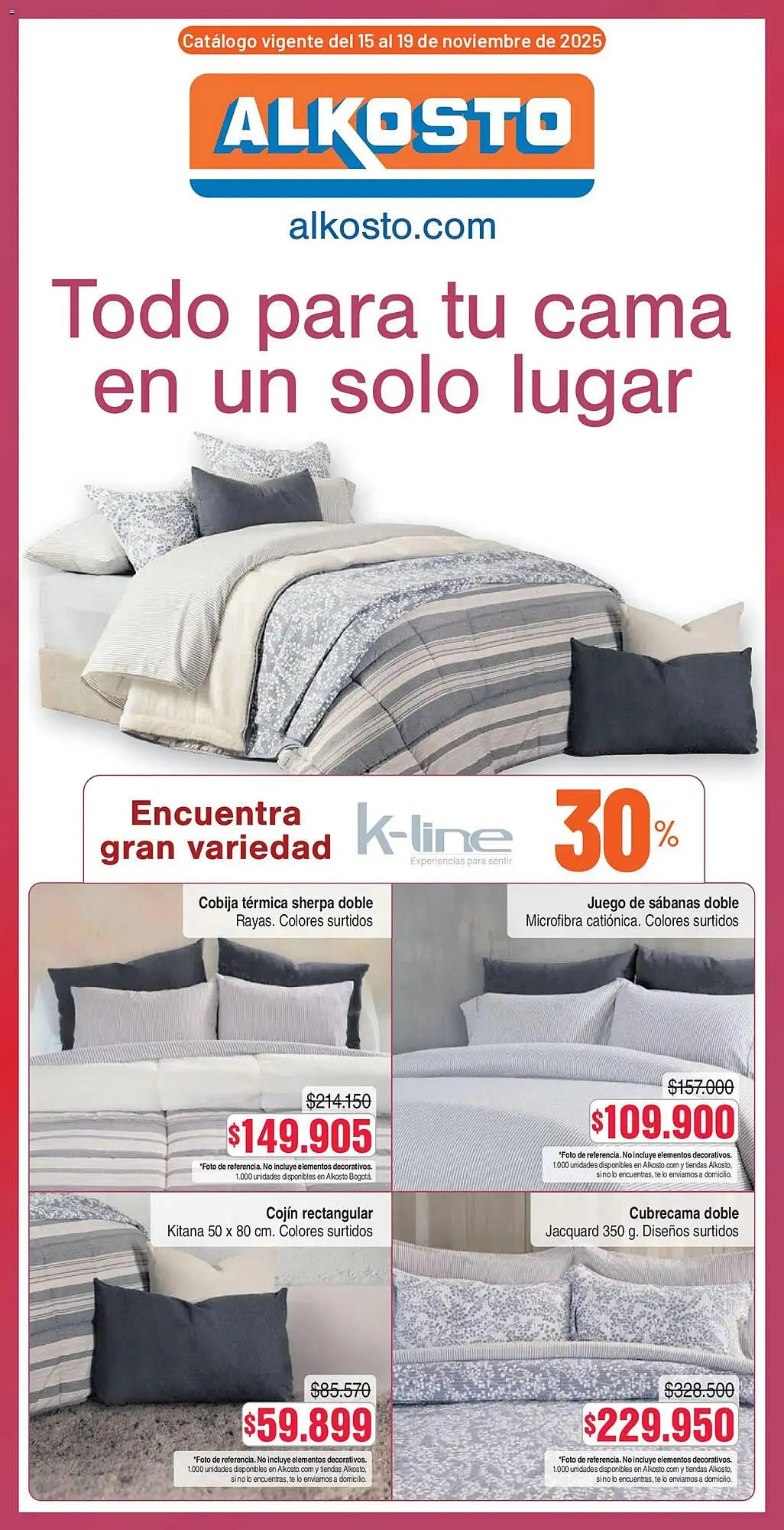 Catalogo de Catálogo Alkosto 15 de noviembre al 19 de noviembre 2025 - Pag 1