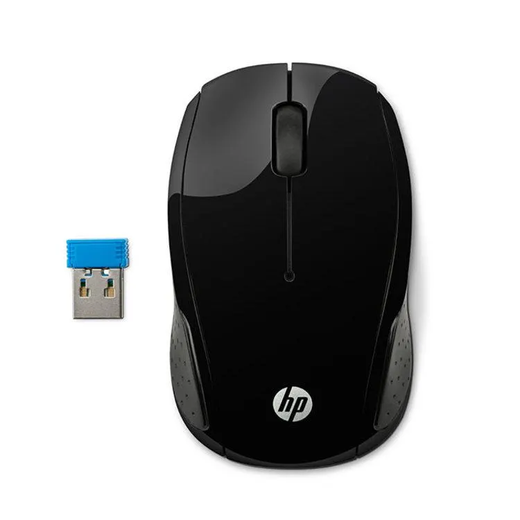Mouse HP Inalámbrico Optico 200-Negro
