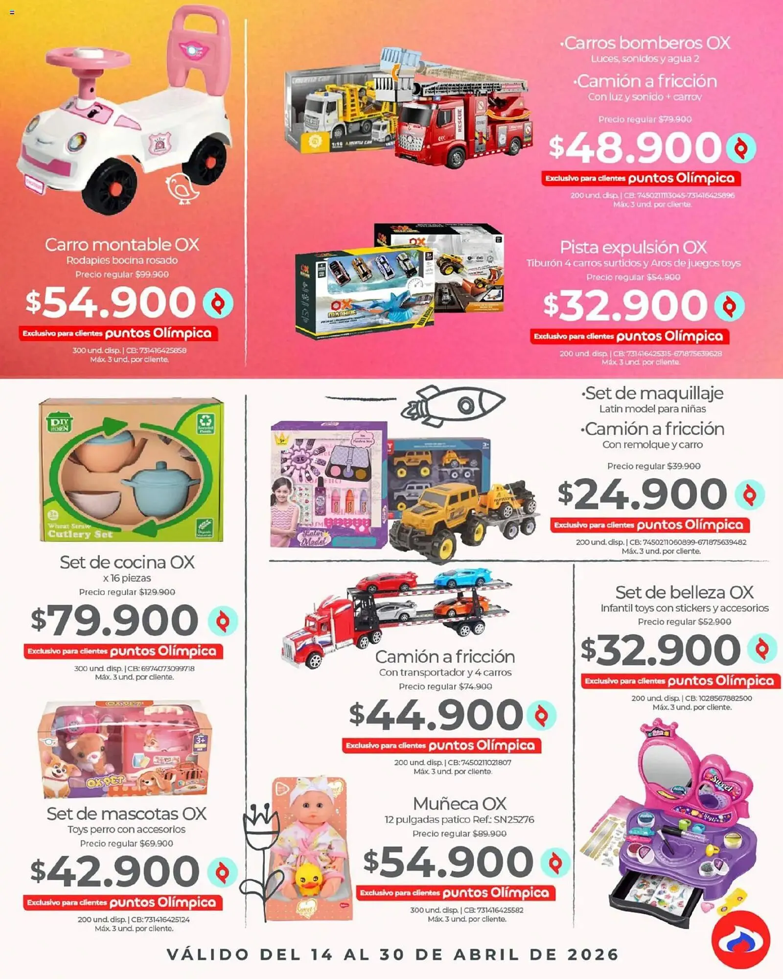 Catalogo de Catálogo Olímpica 14 de abril al 30 de abril 2026 - Pag 16