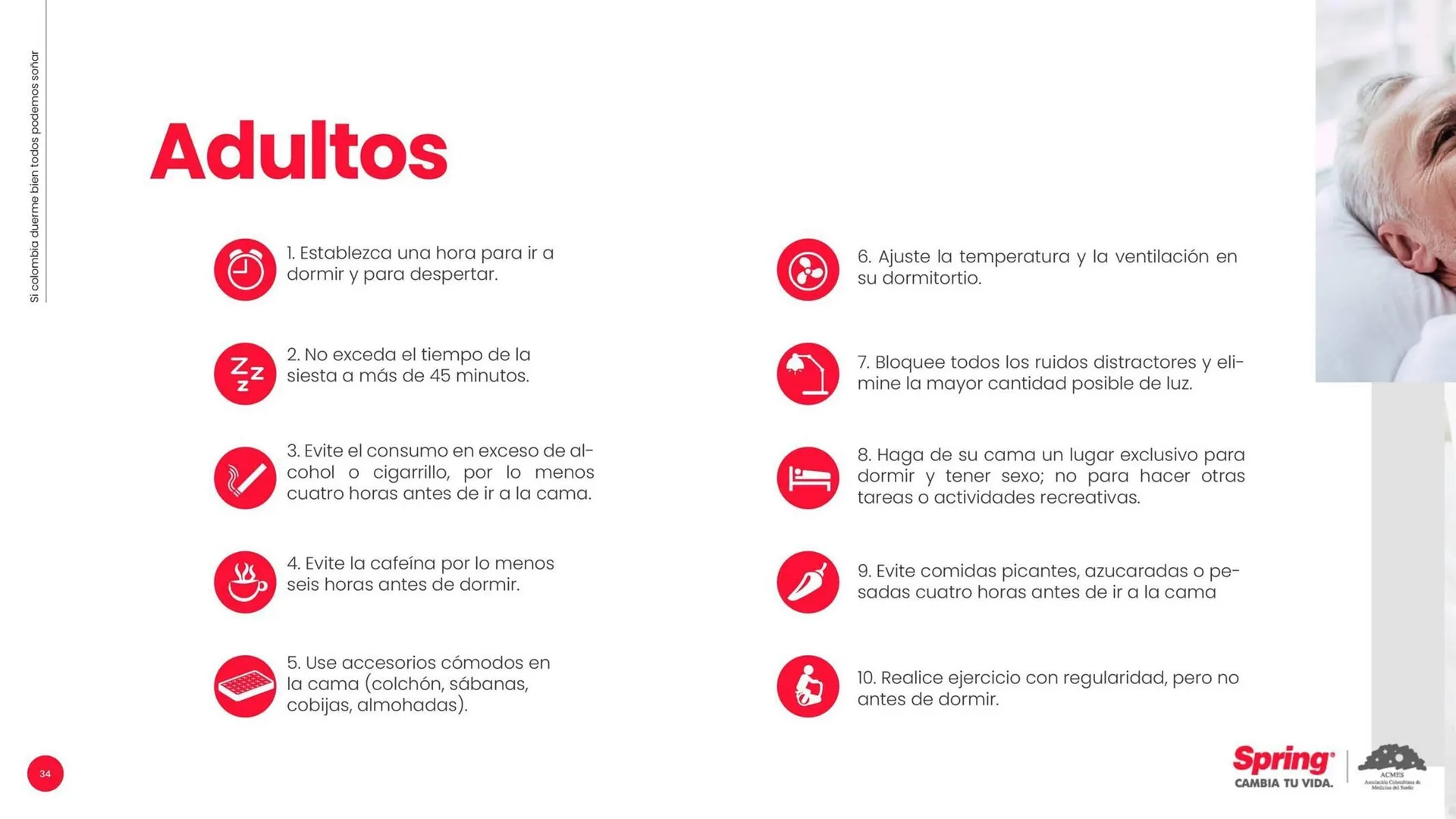 Catalogo de Catálogo Colchones Spring 3 de septiembre al 30 de septiembre 2025 - Pag 34