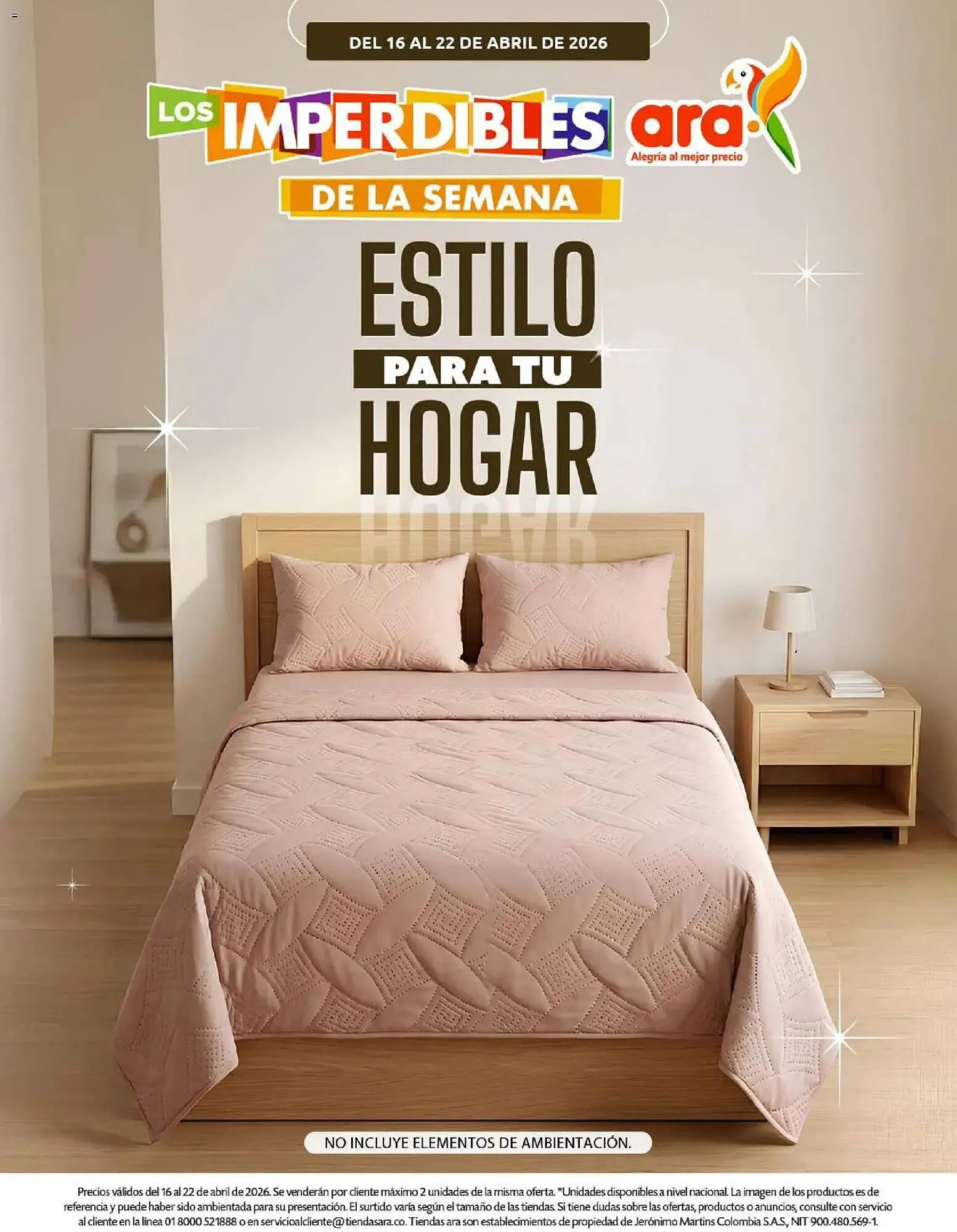 Catalogo de Catálogo Ara 16 de abril al 23 de abril 2026 - Pag 1