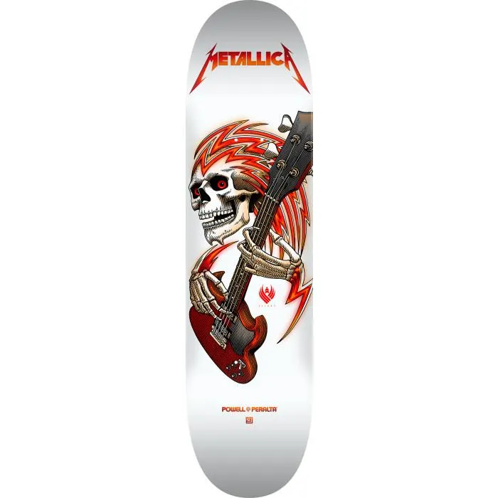 Tabla Powell Peralta Flight Metallica Collab White 8.75