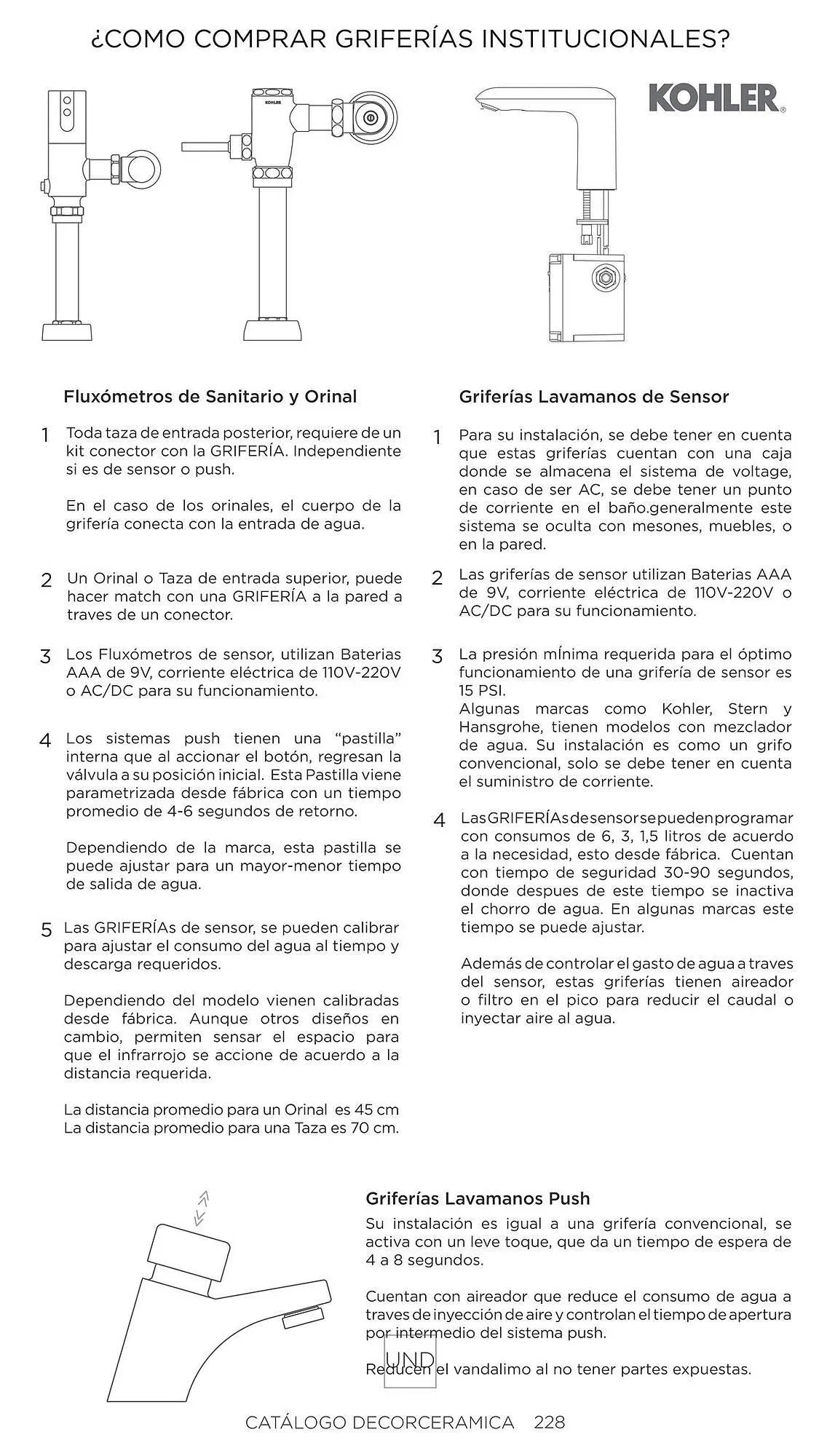 Catalogo de Catálogo Decorceramica 6 de noviembre al 6 de mayo 2025 - Pag 228