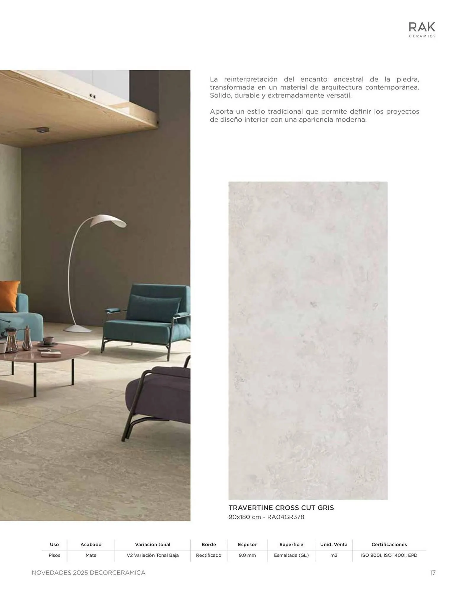 Catalogo de Catálogo Decorceramica 9 de diciembre al 31 de diciembre 2025 - Pag 17
