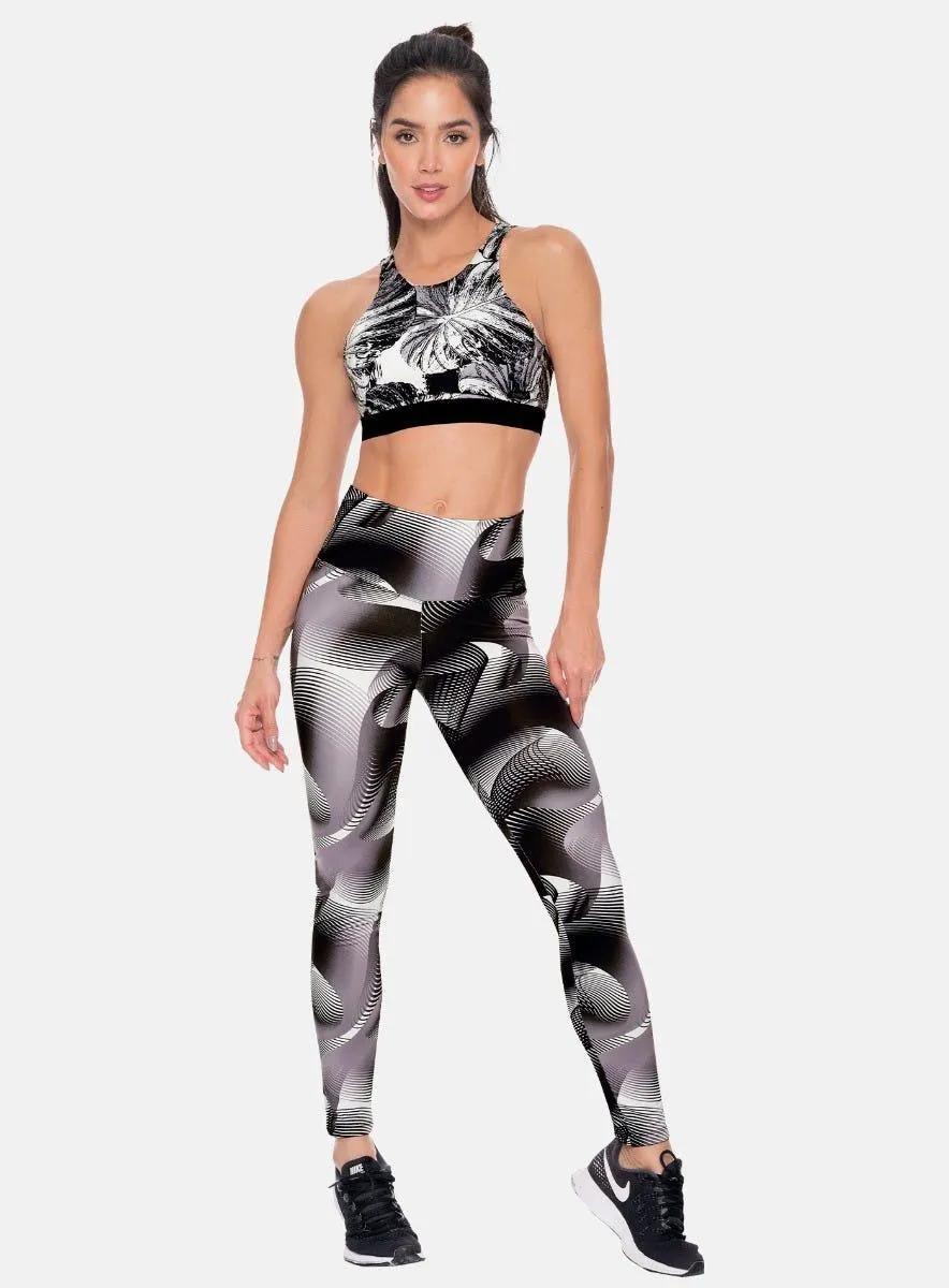 LEGGINS DEPORTIVO MUJER SUBLIMADO TALLA ÚNICA