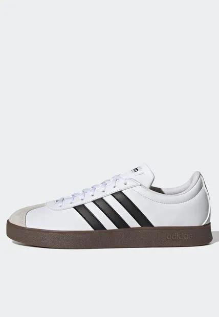 Tenis Lifestyle Blanco-Negro-Marrón adidas Performance VL Court 3.0