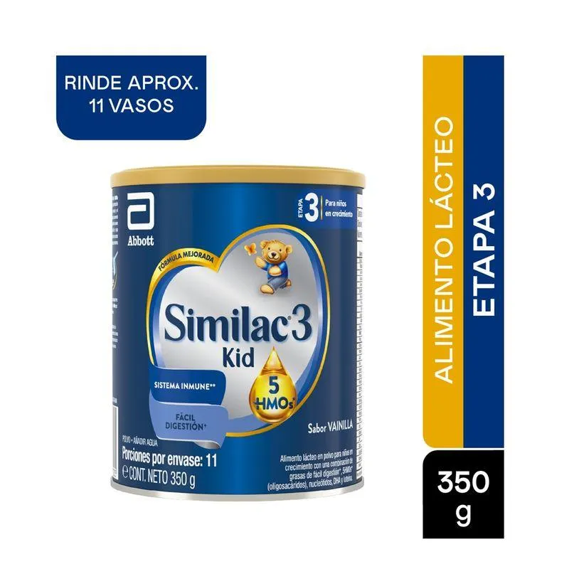 Alimento Lacteo Similac 3 Lata X 350 Gr