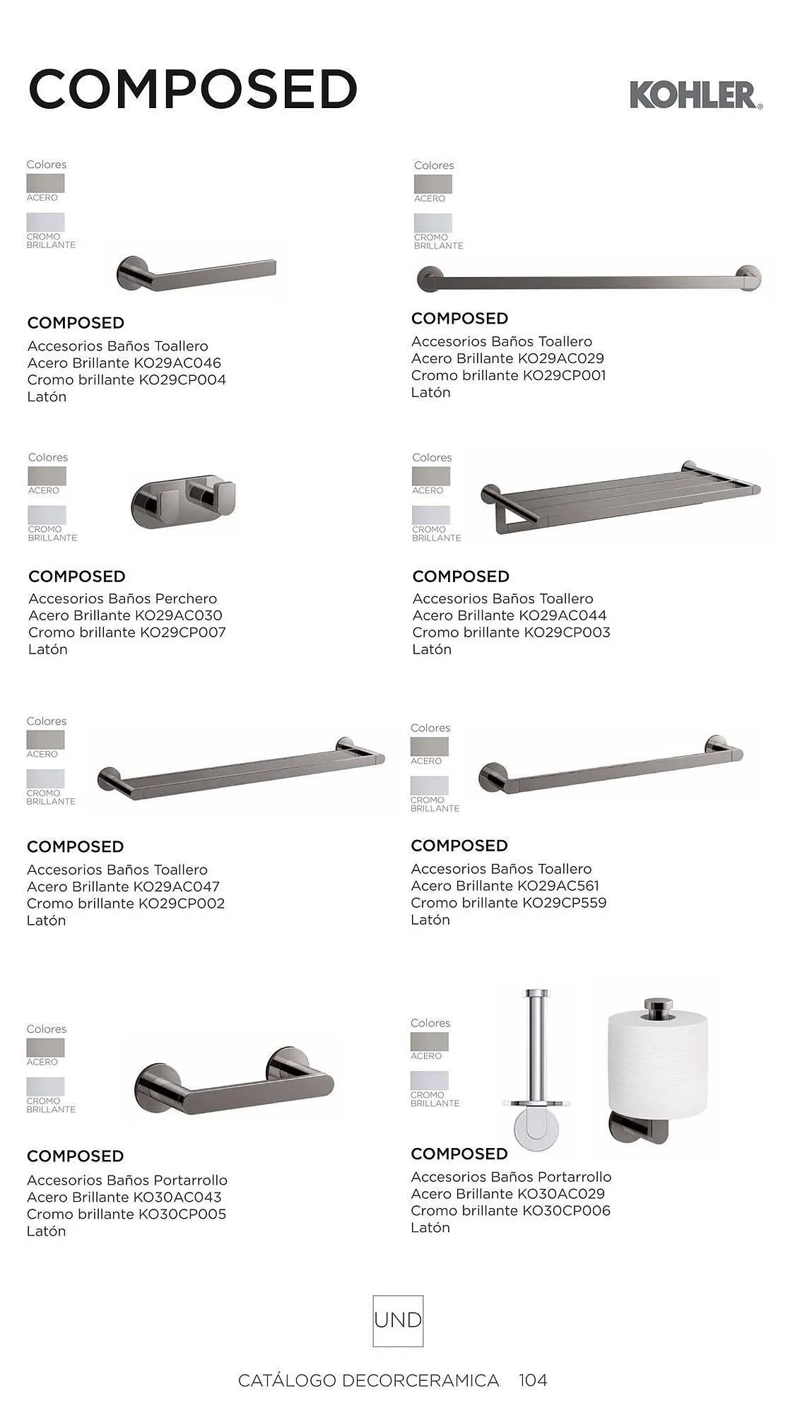 Catalogo de Catálogo Decorceramica 6 de noviembre al 6 de mayo 2025 - Pag 104