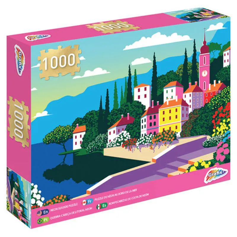 Rompecabezas de 1000 Piezas para jovenes y adultos, una vez armado su medida es de 69 x 55 cms - Monkey Market