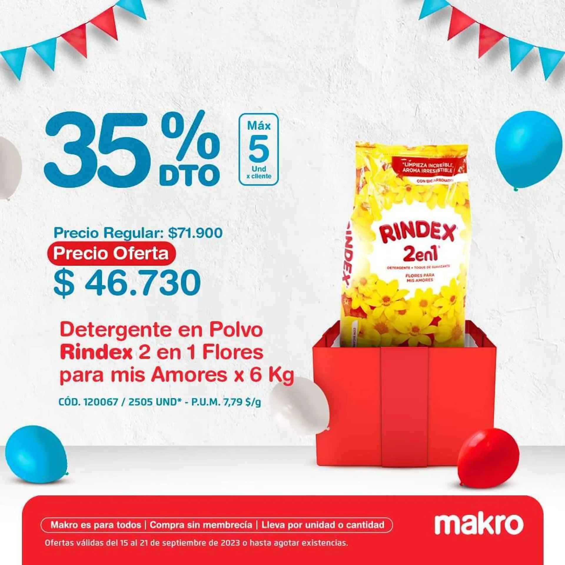 Catalogo de Catálogo Makro 15 de septiembre al 21 de septiembre 2023 - Pag 3