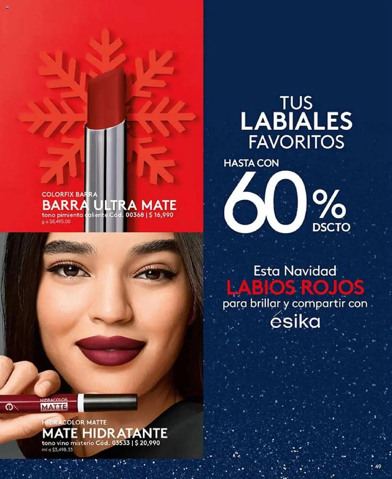 Catalogo de Catálogo Ésika 14 de octubre al 31 de diciembre 2025 - Pag 49