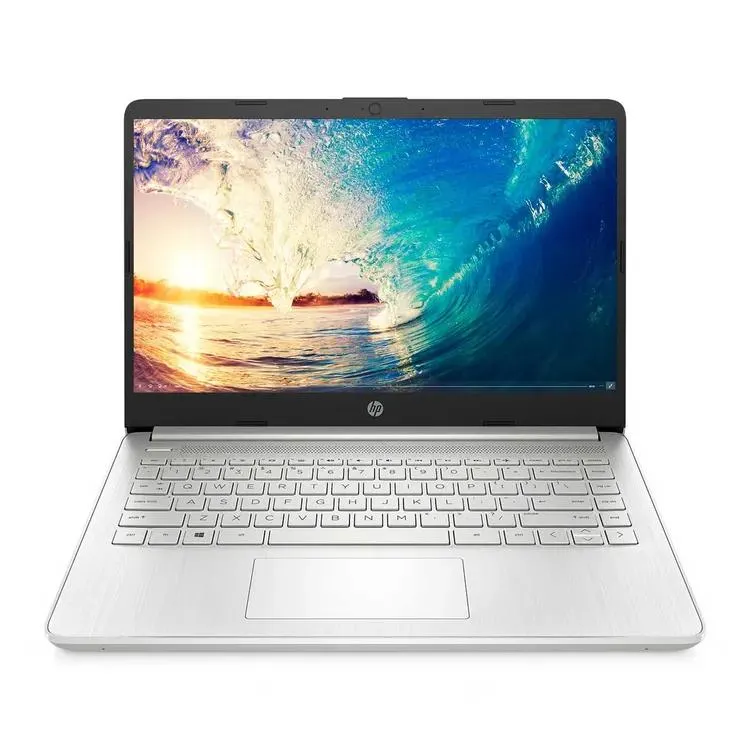 Computador Portátil HP 14" Pulgadas Dq0532la Intel Celeron - RAM 4GB - Disco SSD 128 GB- Plata