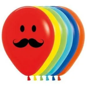 GLOBO CARITA CON BIGOTE FASHION SURTIDO SEMPERTEX